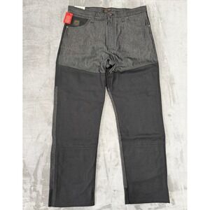 Filson x Wrangler Adventure Jeans Mens 36x32 Black Indigo Denim Relaxed New NWT